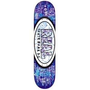  Real Skateboards FOS Oval Remix Skateboard Sports 