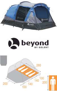 Beyond by Gelert Starview 4 Tunnel Tent 2011 RRP£339.99  