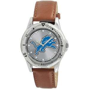  Gametime Detroit Lions Brown Leather Watch Sports 