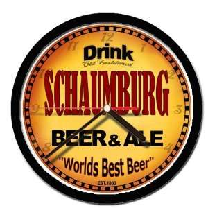  SCHAUMBURG beer and ale cerveza wall clock Everything 