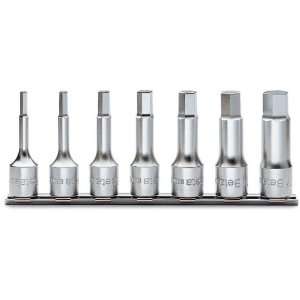 Beta 920ME/SB7 1/2 Drive Hex Socket Driver Set, 7 Pieces ranging from 