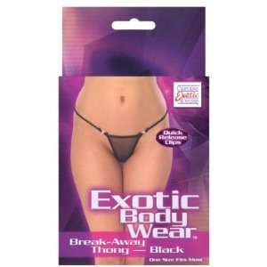  Break away thong o/s black