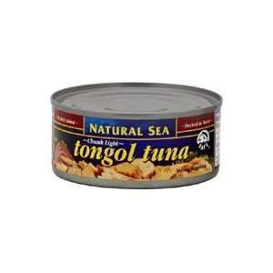  Natural Sea Chunk Light Tongol Tuna Without Salt    6 oz 
