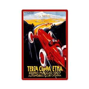  Terza Coppa Automotive Metal Sign   Victory Vintage Signs 