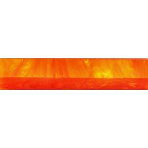  Orange Crush Acrylic Acetate Pen/Razor Blank 3/4x5 