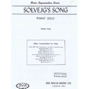  Grieg   Solvejgs Song, Willis ed. 