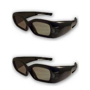  Excelvan 3DTV Corp DLP LINK 3D Glasses (2 Pairs) for ALL 