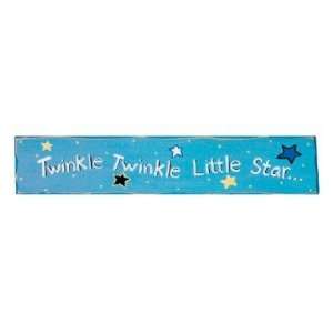 Twinkle Twinkle Wood Plank Sign