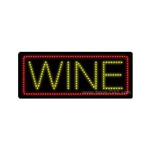  Wine Outdoor LED Sign 13 x 32