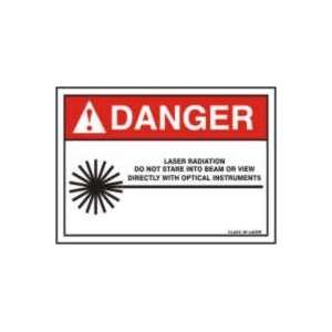  DANGER LASER RADIATION DO NOT STARE INTO BEAM OR VIEW DIRECTLY 