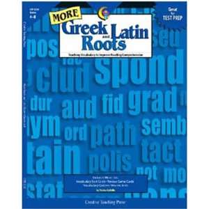 4 Pack CREATIVE TEACHING PRESS MORE GREEK AND LATIN ROOTS 