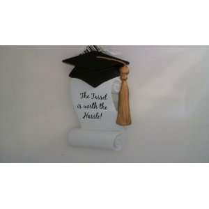   Hassle Personalized Christmas ornament for Grads 