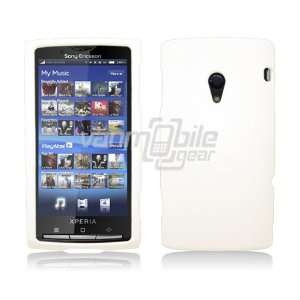 WHITE HARD 2 PC RUBBERIZE PLASTIC CASE + LCD Screen Protector for 