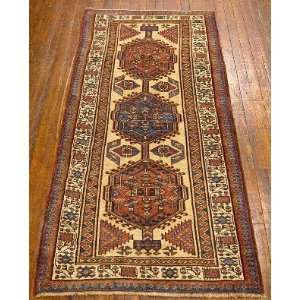    3x7 Hand Knotted Sarab Persian Rug   70x31