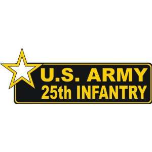  United States Army 25th Infantry Bumper Sticker Decal 9 