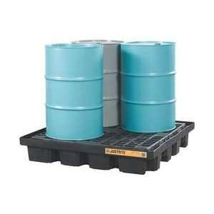 Spill Containment Pallet,4 Drum   JUSTRITE  Industrial 