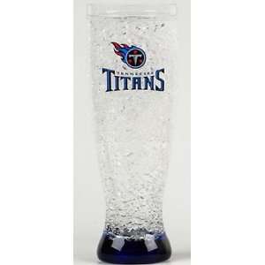  Tennessee Titans Crystal Freezer 16oz Pilsner NFL Sports 