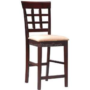  24 inch Barstool (Cappuccino) (Set of 2) 100209 Furniture & Decor