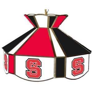 NC State Wolfpack Teardrop Stained Glass Swag Light 