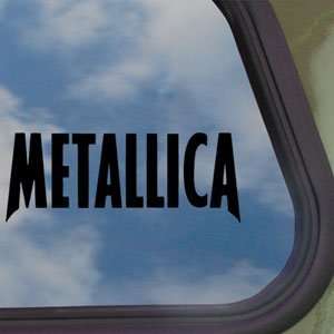  Metallica Black Decal Metal Rock Band Truck Window Sticker 