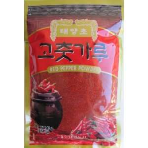 Dae Kyung Sun Baked Korean Red Pepper Coarse Powder, 1.0 Pounds 