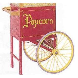 Gold Medal 2659CM Maroon Popcorn Cart For 18 x 16 