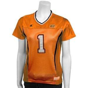   State Cowboys #1 Orange Ladies Midfield Jersey