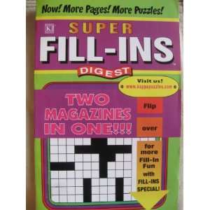  Super FILL INS Digest /Flip Over (2 in 1) (Two Magazines 