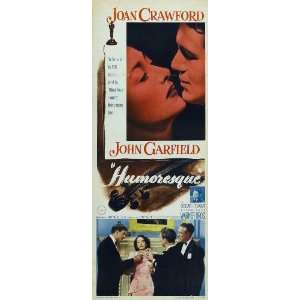  Humoresque Poster Insert 14x36 Joan Crawford John Garfield 