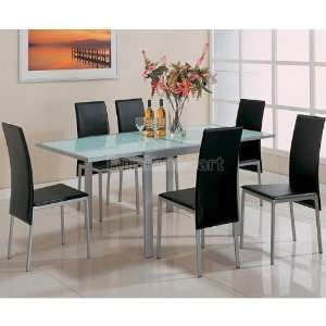   Furniture Sunrise Glass Dining Room Set 120211 dr set