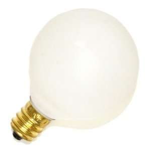 Bulbrite 25G12WH 25W G12 Globe 120V Light Bulb, White