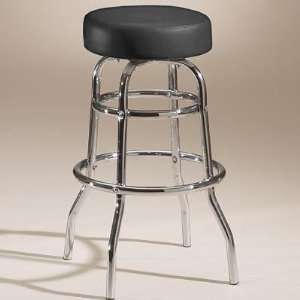    Classico Seating Double Chrome Ring Bar Stool 135S