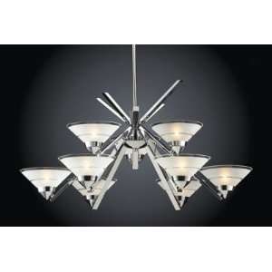  1476/6+3   Refraction Collection Chandelier SKU# 154156 