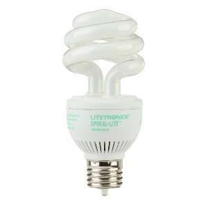  Litetronics 15W T4 Spiral Dimmable 2700K CFL   L15427D 