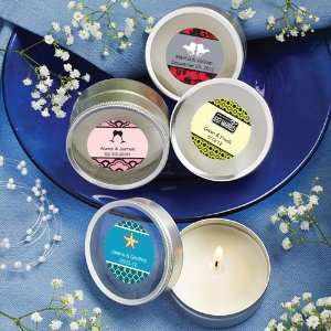   Expressions Collection scented round travel candles
