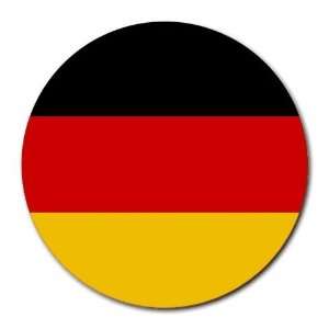  Germany Flag Round Mouse Pad