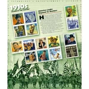  1910s Celebrate the century 15 x 32 Cent U.S. Postage S 