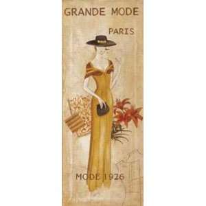  La Mode 1923 Finest LAMINATED Print Alice Kendal 8x20 
