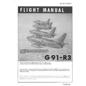  Aeritalia / FIAT G 91 R3 Aircraft Flight Manual Fiat 