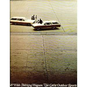 1968 Pontiac Station Wagon Sales Brochure Bonneville LeMans Catalina 
