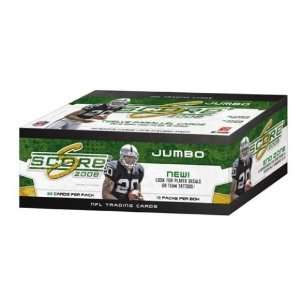  2008 Score NFL Trading Cards Jumbo Packs (12 packs)