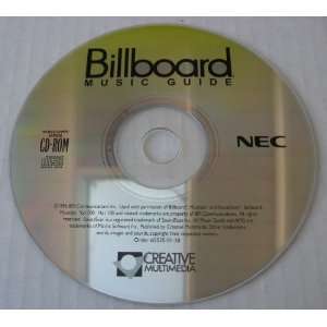  Billboard Music Guide 1996   CD ROM   For Windows 