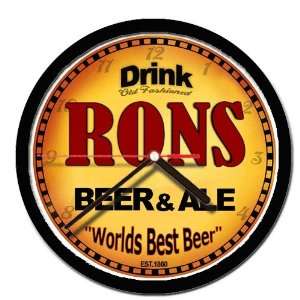  RONS beer and ale cerveza wall clock 