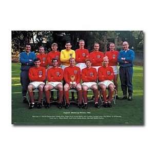 1966 england World Cup Team Poster 