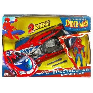 Spiderman Animated Vehicles with Figure   Spectacular Spider Car