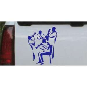  Band Playing Line Art Music Car Window Wall Laptop Decal 