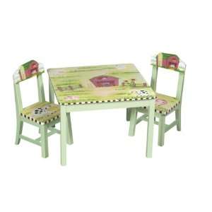  WMU Little Farm House Table & Chair Set 