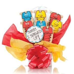 Sorry I Screwed up Cookie Bouquet  9 Pc Bouquet  Grocery 