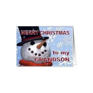  Happy Snowman Says Merry Christmas Card Health & Personal 