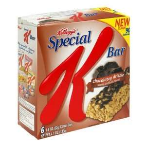 Special K Cereal Bars Chocolatey Drizzle, 6 Count (Pack of 6)  